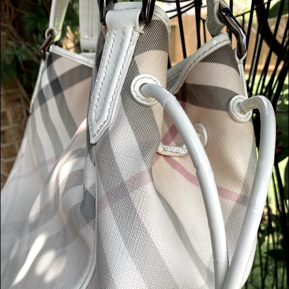 Burberry white ombré tote handbag - Picture 2 of 14